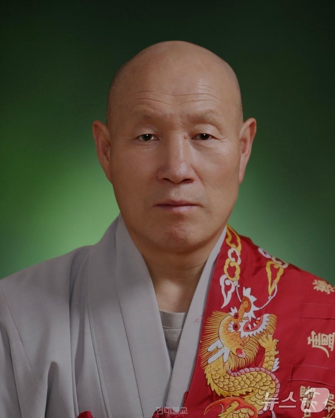 본문 이미지 - 대한불교 천태종 총무원장 덕수 큰 스님./뉴스1 