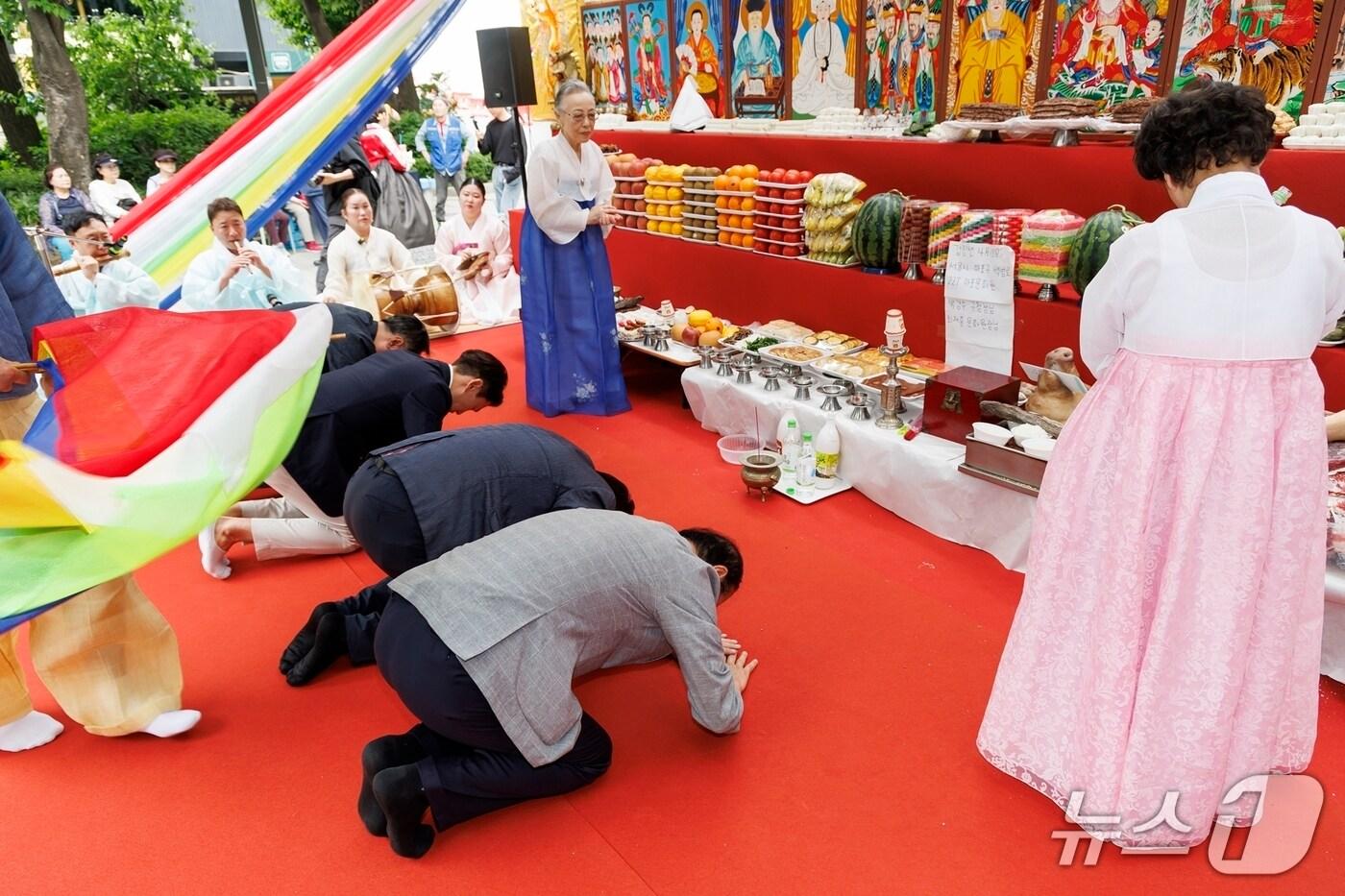 지난해 열린 마포나루굿 행사.(마포구청 제공)