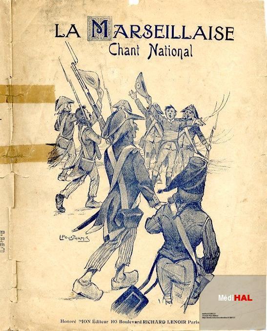 본문 이미지 - '라 마르세예즈'의 삽화를 표지로 한 잡지. (출처: &Eacute;liane Daphy, 1912, Public domain, via Wikimedia Commons)