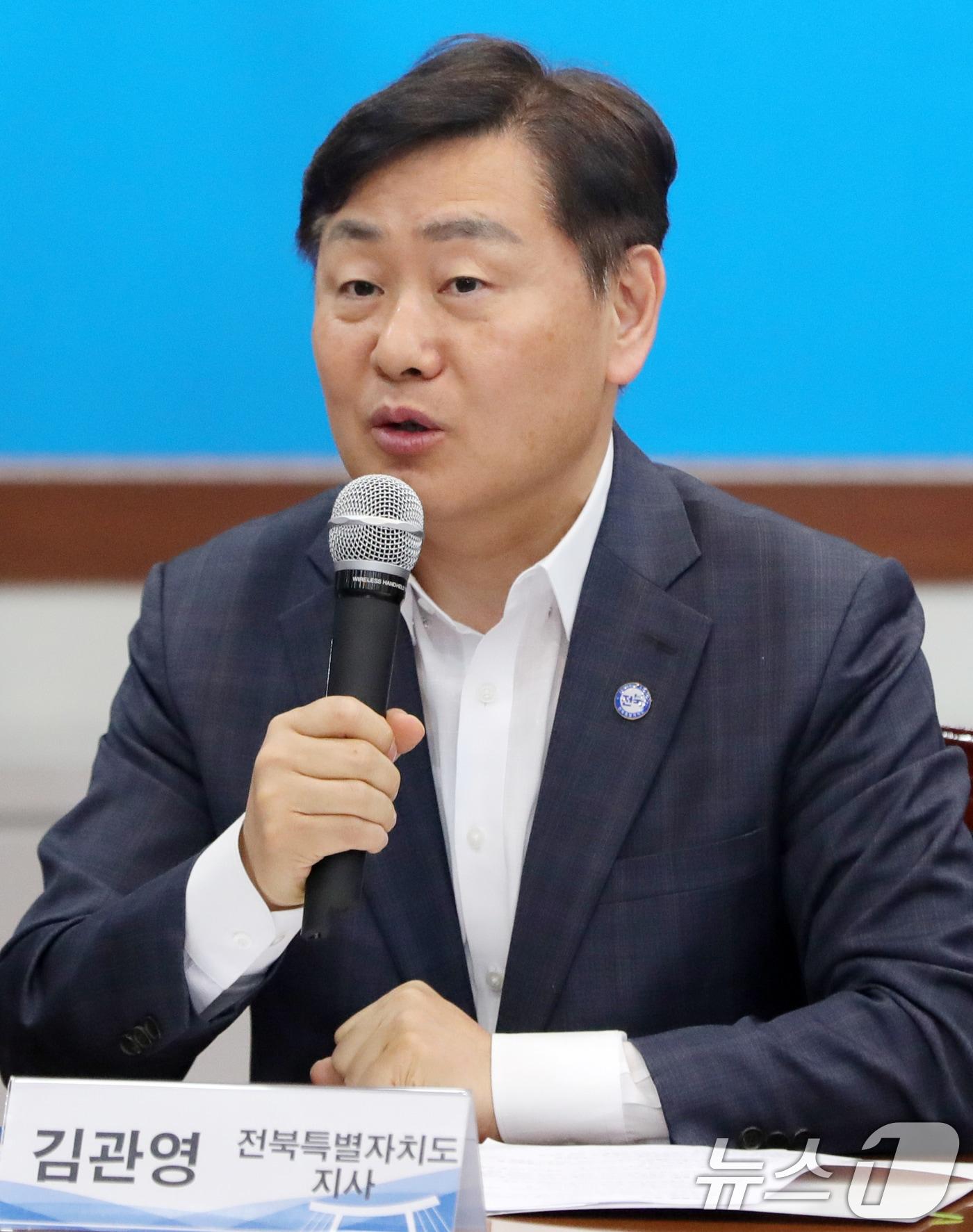 본문 이미지 - 김관영 전북특별자치도지사. 2025.4.24/뉴스1 ⓒ News1 유경석 기자