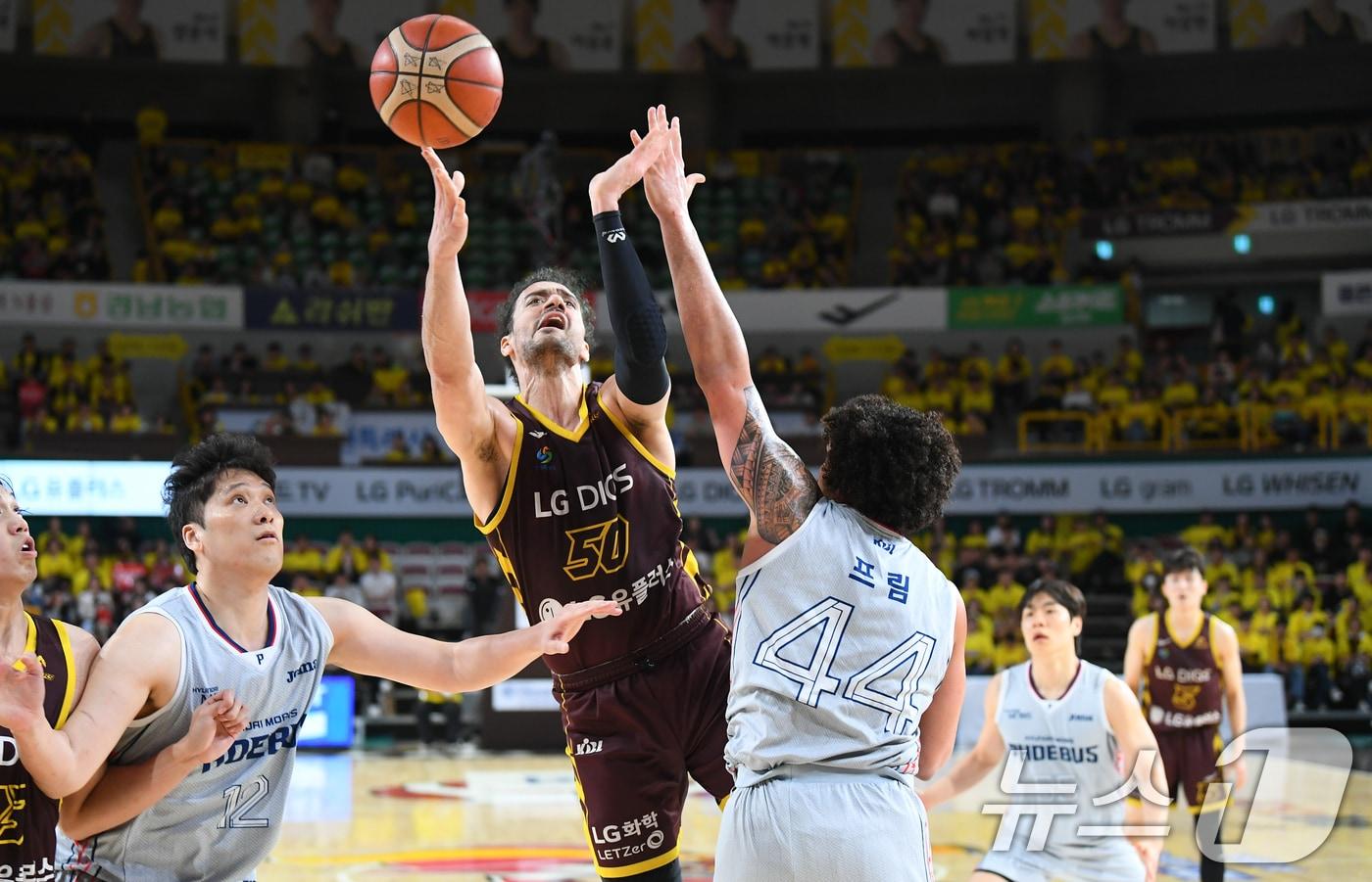 본문 이미지 - LG 아셈 마레이 (KBL 제공. 재판매 및 DB 금지) 2025.4.24 ⓒ 뉴스1 김명섭 기자