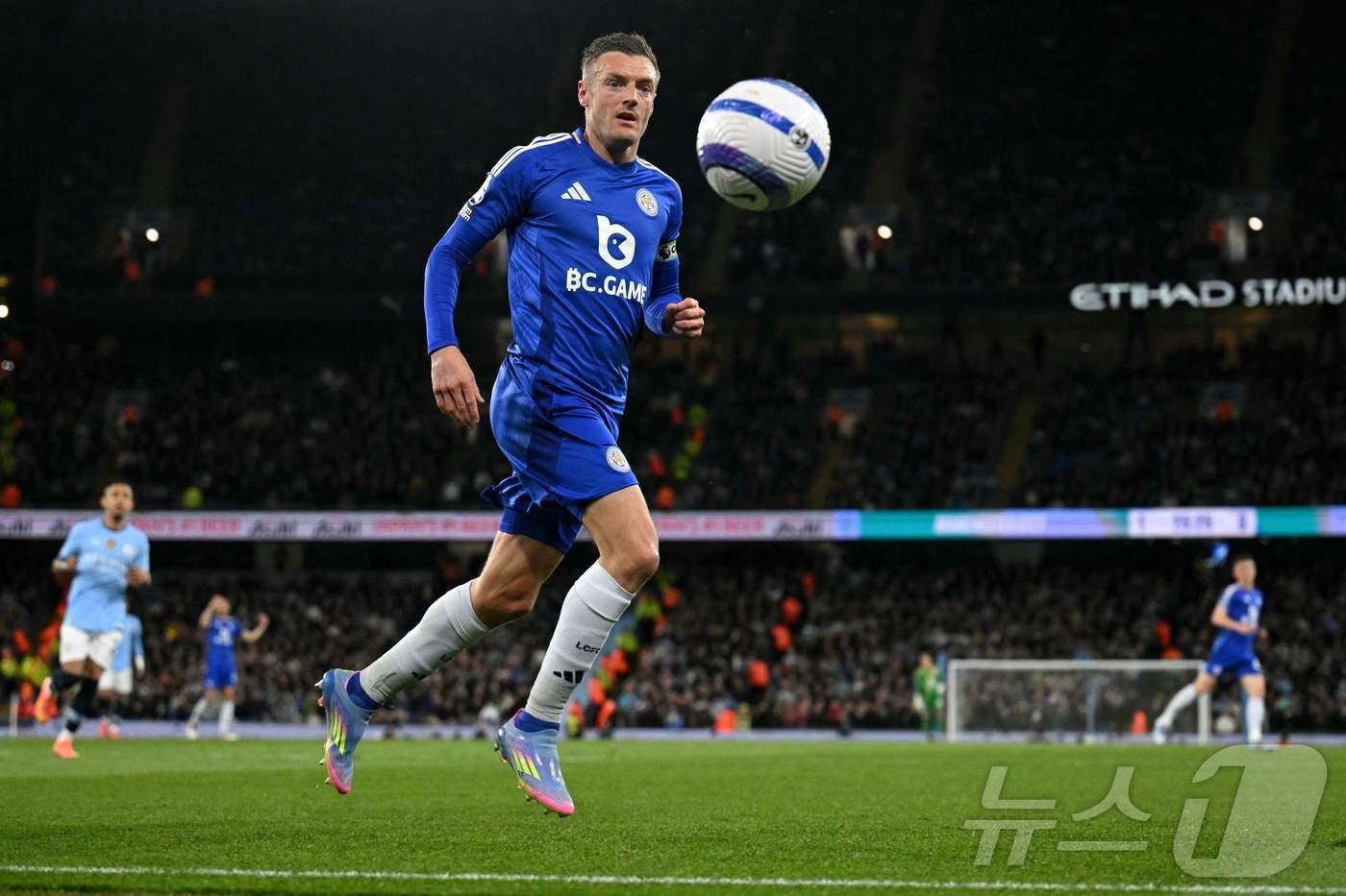 레스터 시티와 작별하는 제이미 바디.  ⓒ AFP=뉴스1