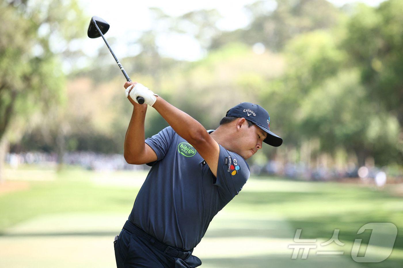 미국프로골프&#40;PGA&#41; 투어 김시우. ⓒ AFP=뉴스1