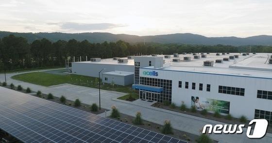 본문 이미지 -  한화솔루션 미국 조지아주 달튼 생산공장 전경,(한화솔루션 제공)