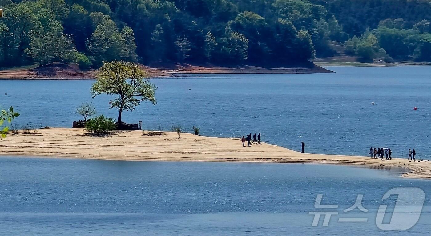 대전 동구 대청댐에서 시민들이 나들이를 하고 있다. 2025.4.26/뉴스1 ⓒ News1 황덕현 기후환경전문기자