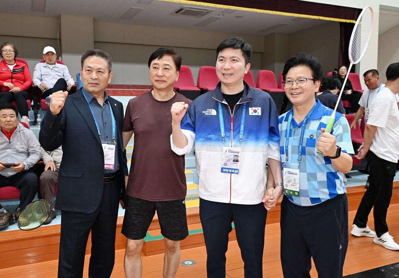 유승민 대한체육회장이 전국생활체육대축전 현장을 찾았다. &#40;대한체육회 제공&#41;