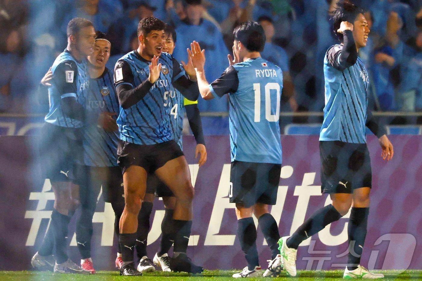 아시아축구연맹&#40;AFC&#41; 챔피언스리그 엘리트&#40;ACLE&#41; 준결승에 오른 가와사키 프론탈레. ⓒ AFP=뉴스1