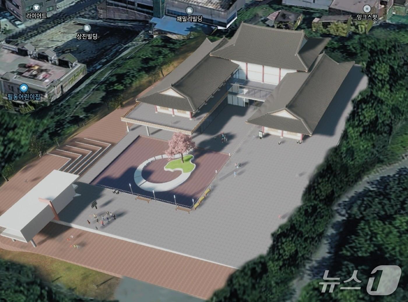 본문 이미지 - 이순신 기념관(가칭) 조감도.(서울시 제공)