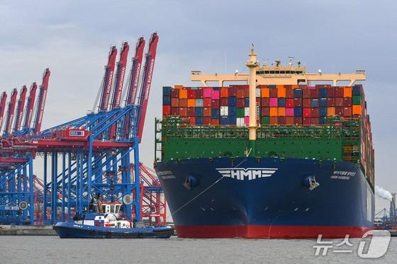 본문 이미지 - HMM 컨테이너선(HMM 제공)(사진은 기사 내용과 관련 없음)