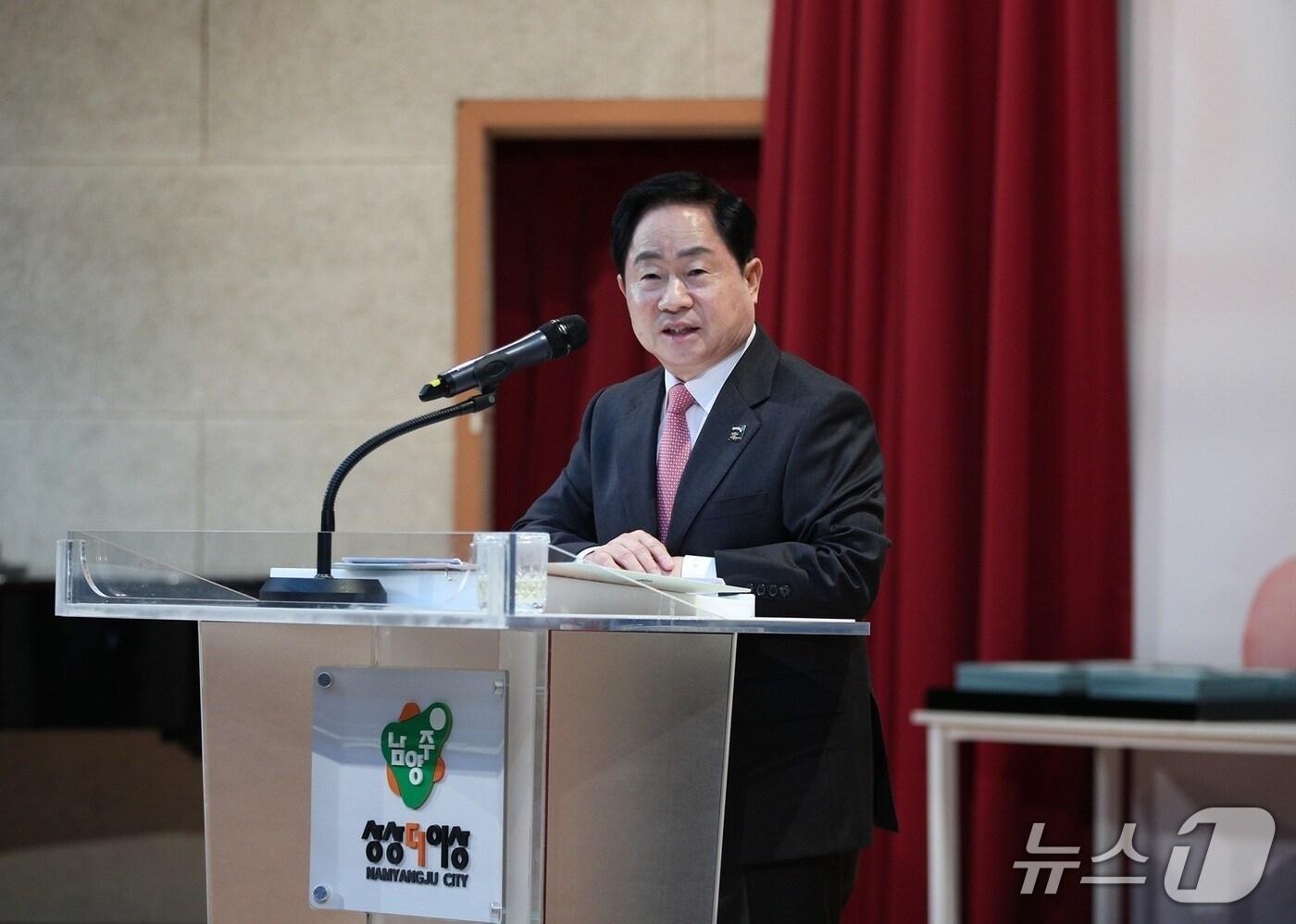 본문 이미지 - (주광덕 남양주시장. 남양주시 제공. 2025.4.28/뉴스1)