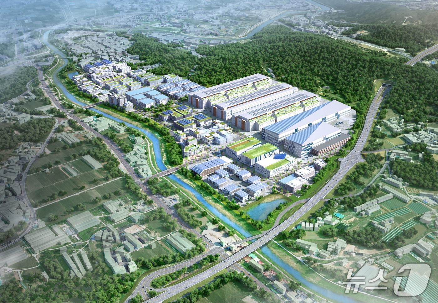 본문 이미지 - 경기 양주시 은남일반산업단지 조감도.(경기주택도시공사 제공. 재판매 및 DB금지)/뉴스1