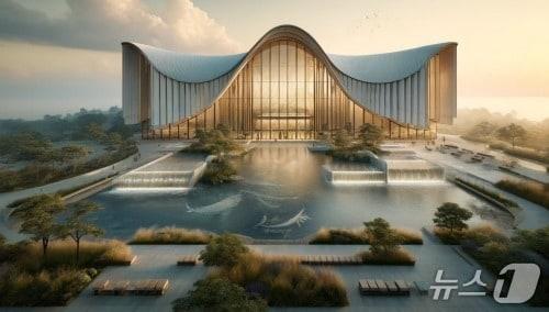 본문 이미지 - 국립 해양생명과학관 조감도.(김제시 제공. 재판매 및 DB금지)