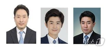 본문 이미지 - 서울드래곤시티 호텔 운영 책임자 3인. 송용우 총지배인(왼쪽부터), 이대일 호텔 매니저, 정용관 호텔 매니저.(서울드래곤시티 제공)