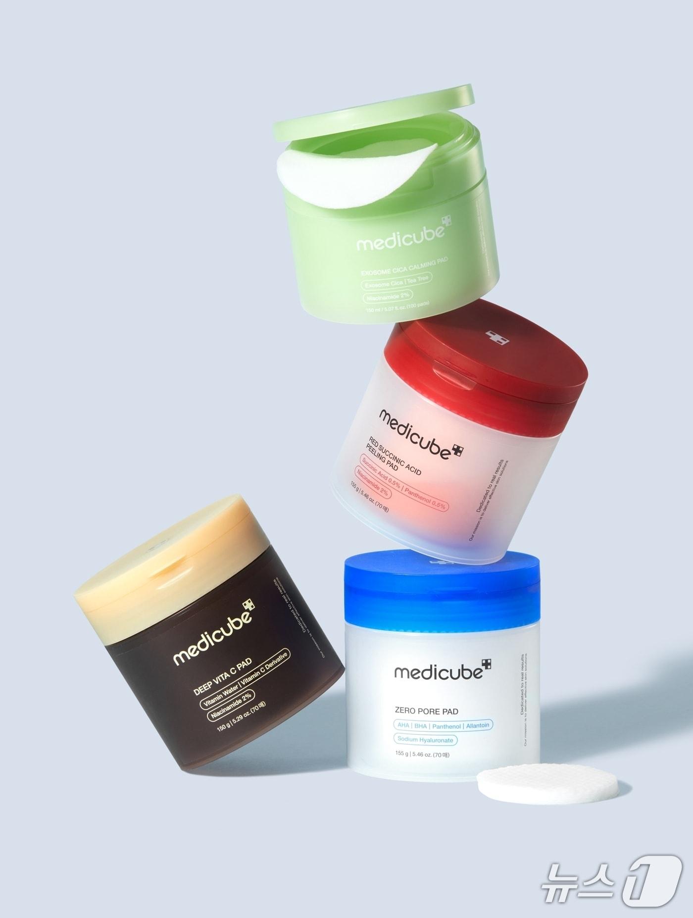 본문 이미지 - 메디큐브 토너패드 제품군 이미지 (에이피알 제공)