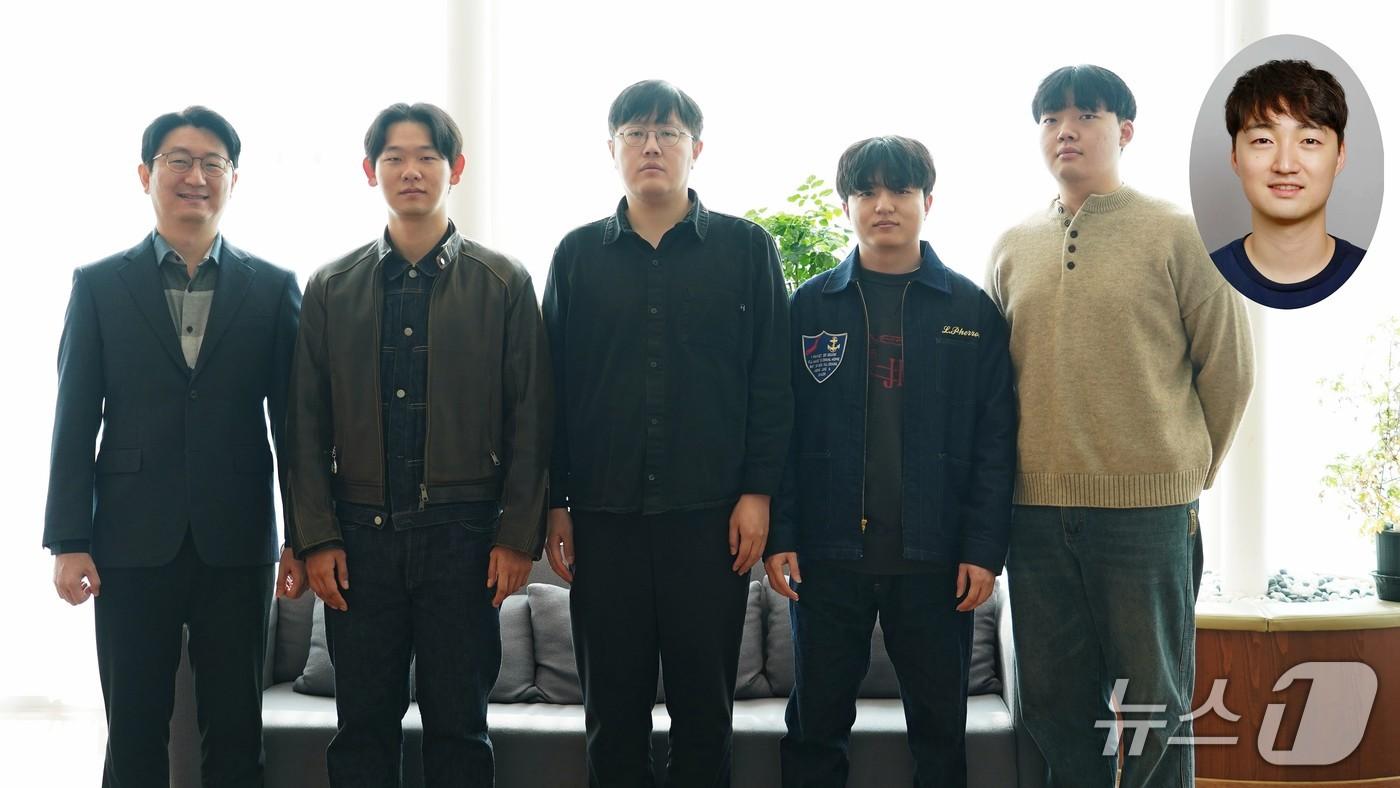 본문 이미지 - 이규빈 교수, 노상준 박사과정생, 김종원·강래영·남동우 석박사통합과정생, 백승혁 한국기계연구원 선임연구원(왼쪽부터)(지스트 제공, 재판매 및 DB 금지) 