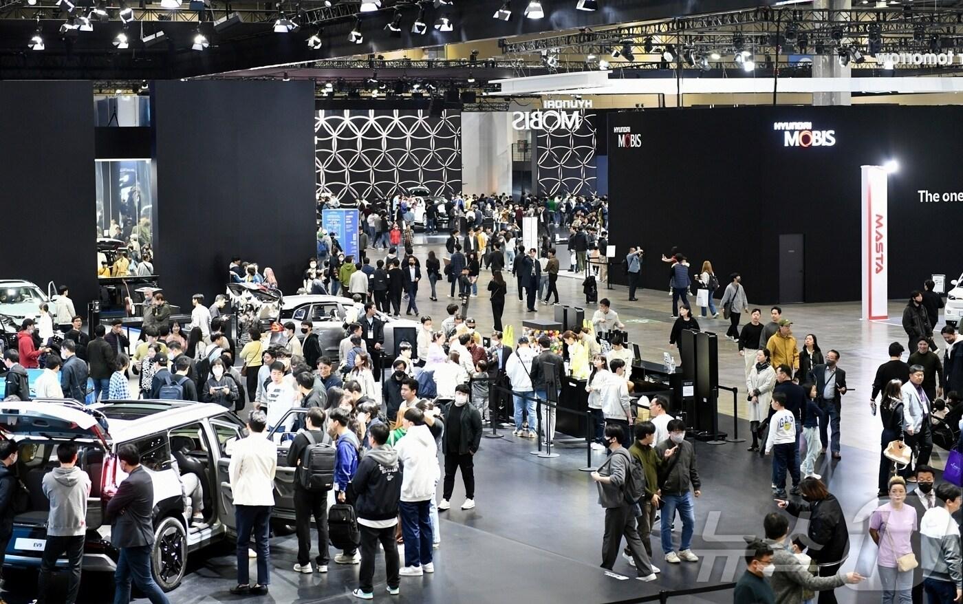 지난 2023년 킨텍스에서 개최된 서울모빌리티쇼 현장 모습. &#40;킨텍스 제공, 재판매 및 DB금지&#41;