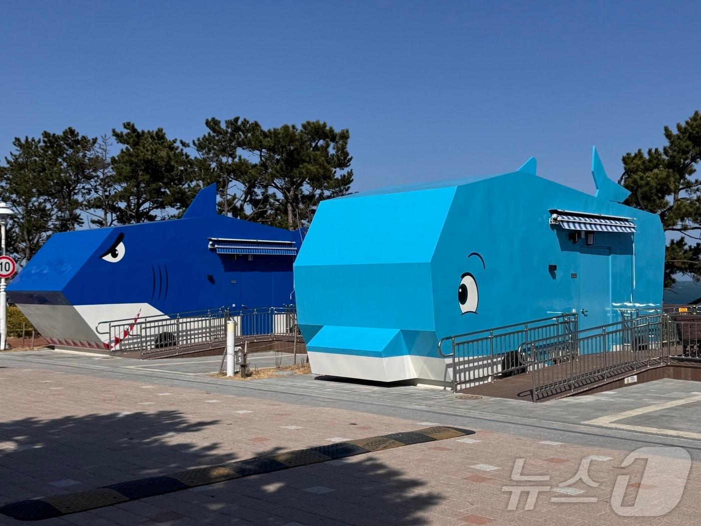 본문 이미지 - 울산 북구 강동 오토캠핑장에 운영되고 있는 &#39;무장애 카라반&#39;. 2025.3.14./뉴스1 김세은 기자