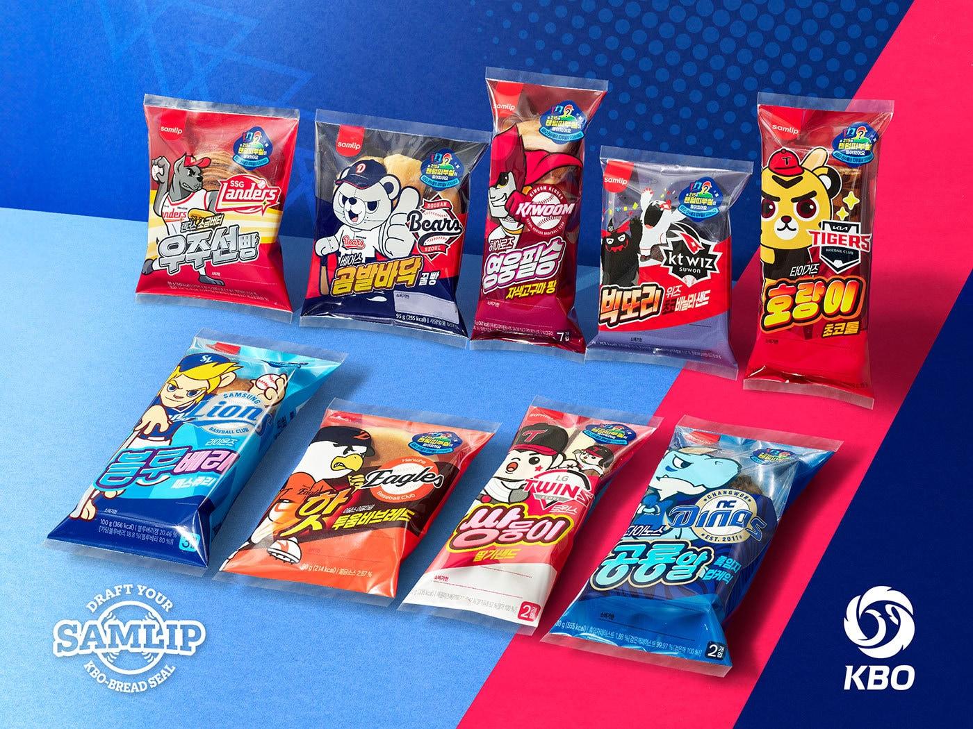 본문 이미지 - 삼립 '크보빵' 1000만개 판매 돌파.(삼립 제공)