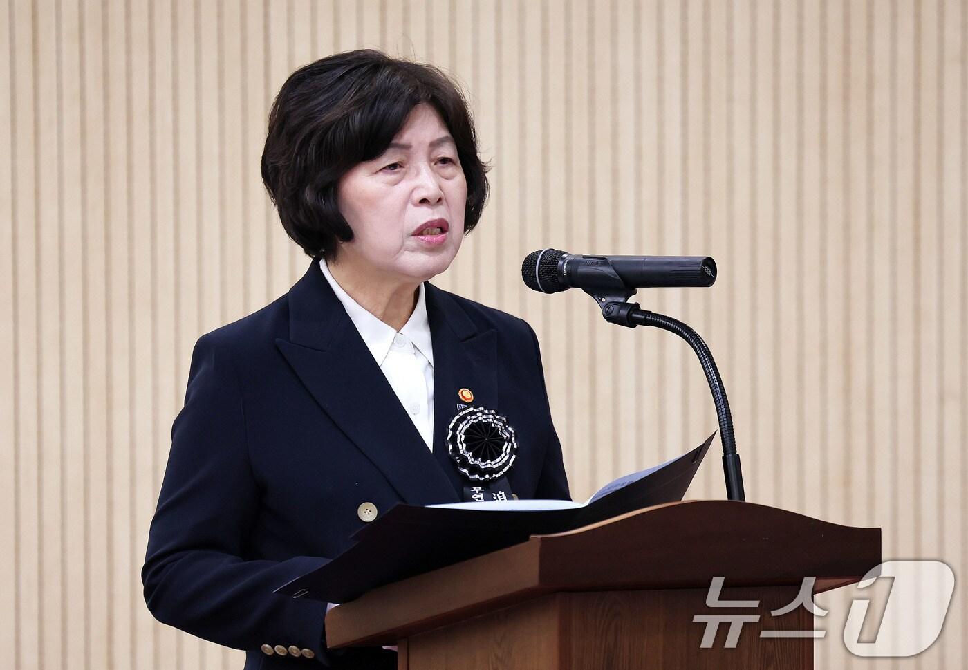 강정애 국가보훈부 장관. 2025.4.30/뉴스1 ⓒ News1 박지혜 기자