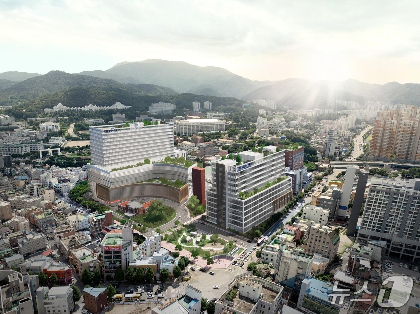 본문 이미지 - 전남대병원 새병원 조감도.