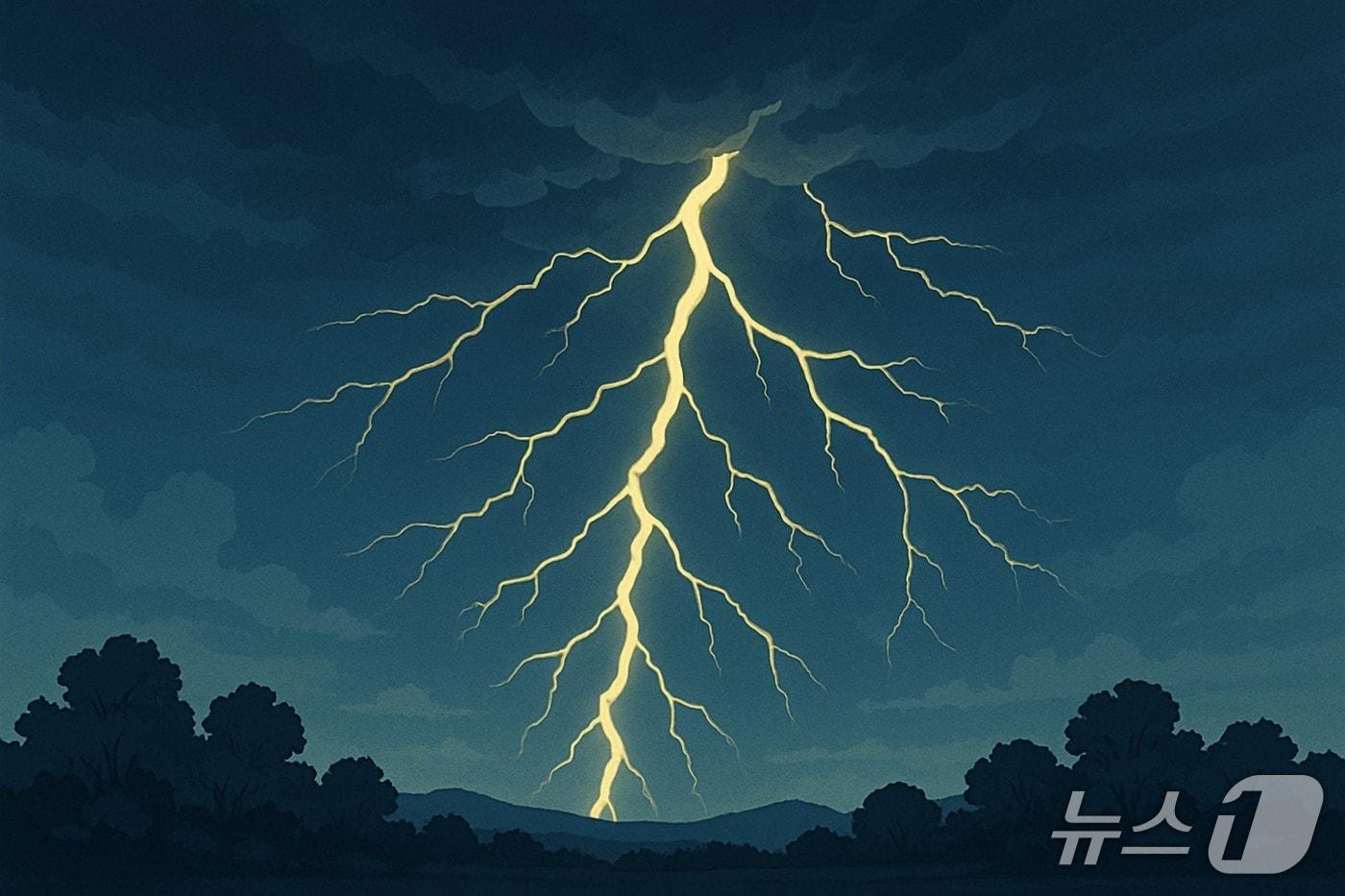 낙뢰 일러스트 ⓒ 뉴스1