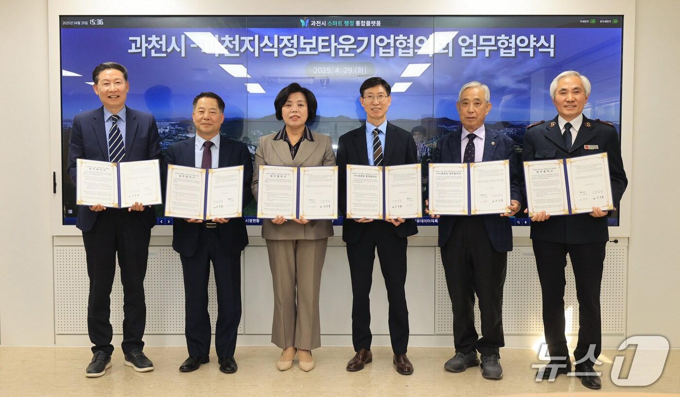 업무협약.(과천시 제공)