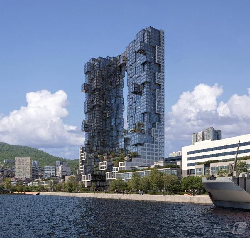 본문 이미지 - 2024 특별건축구역 활성화 시범사업에서 선정된 중구 남포동 하버타운 조감도(부산시청 제공. 재판매 및 DB 금지)