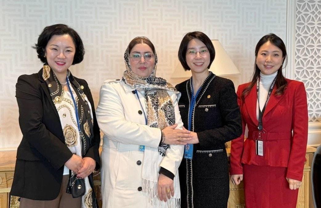 본문 이미지 - 리비아 여성부 장관 미팅 (IWPG 제공)