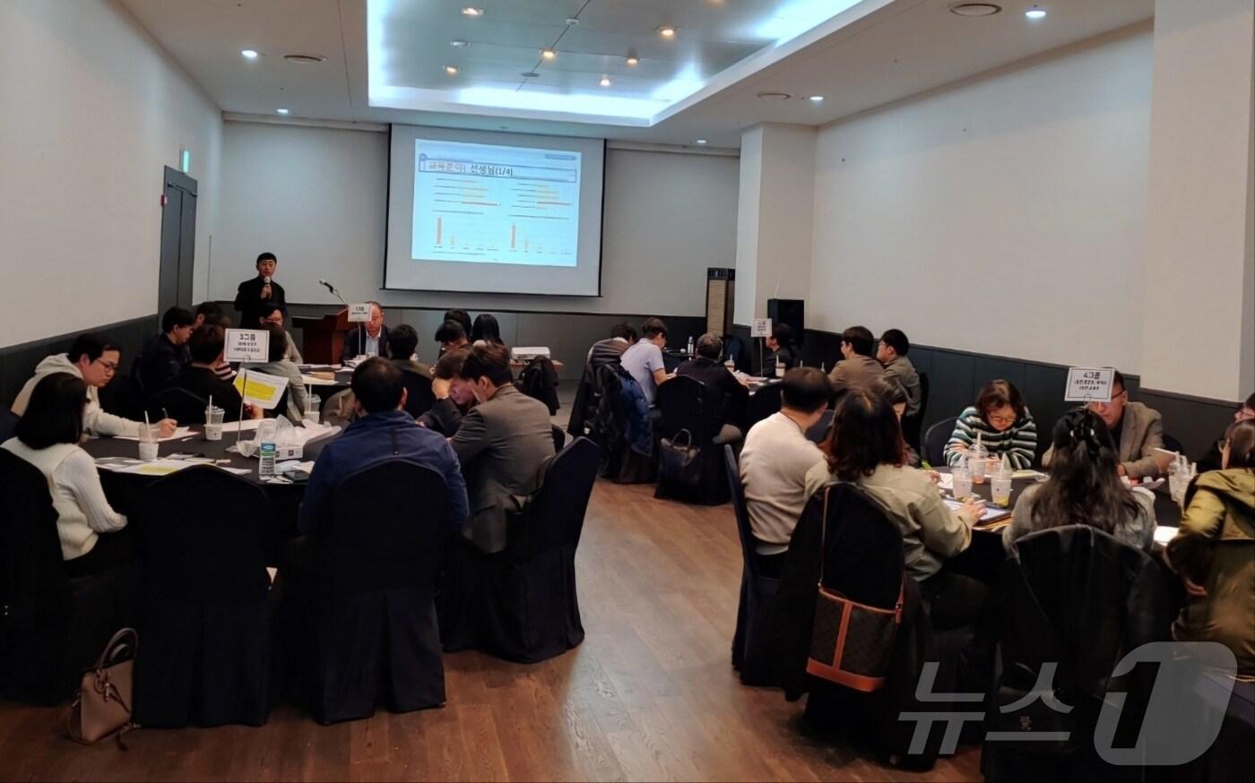 강원교육청,  ‘학교 사용자 중심, 미래학교 공간 조성 협의회’ 개최.(도교육청 제공, 재판매 및 DB금지)