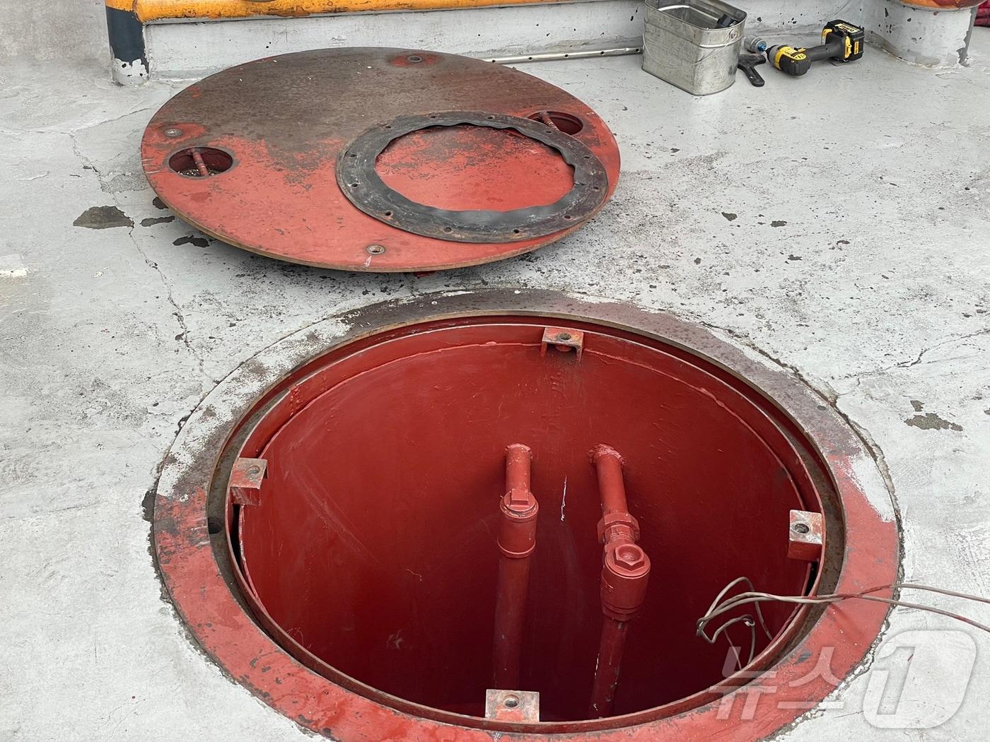 본문 이미지 - 사고 현장.(해운대경찰서 제공. 재판매 및 DB금지.)