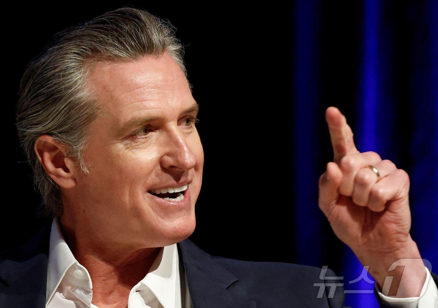 개빈 뉴섬 미국 캘리포니아 주지사. ⓒ AFP=뉴스1