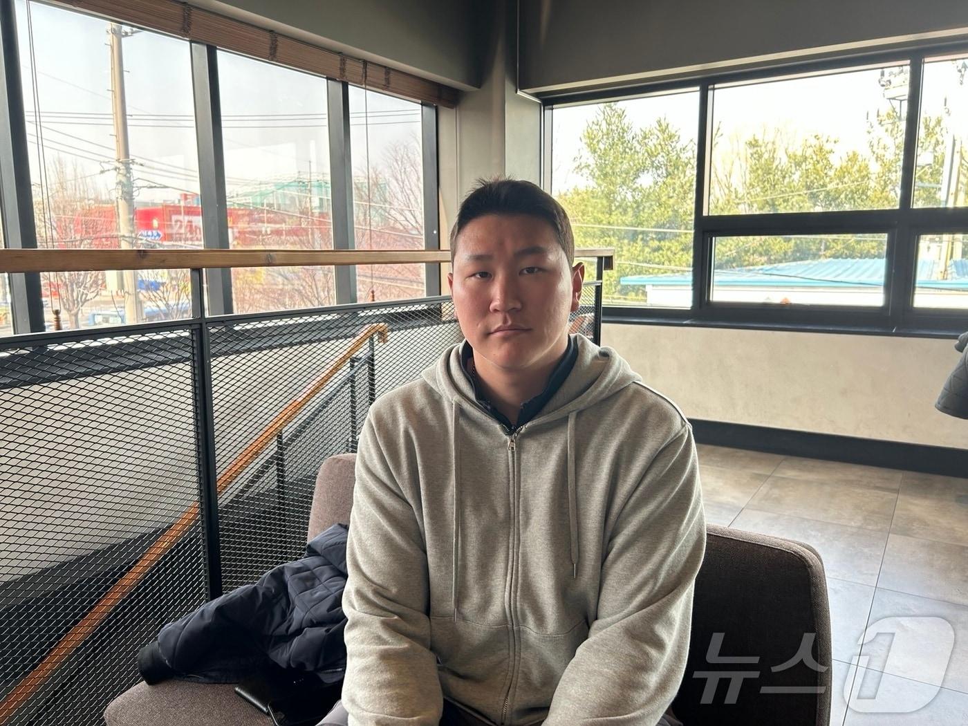 본문 이미지 -  최근 인천 모처에서 뉴스1과 만난 전 SSG 랜더스 투수 이원준. ⓒ News1 문대현 기자