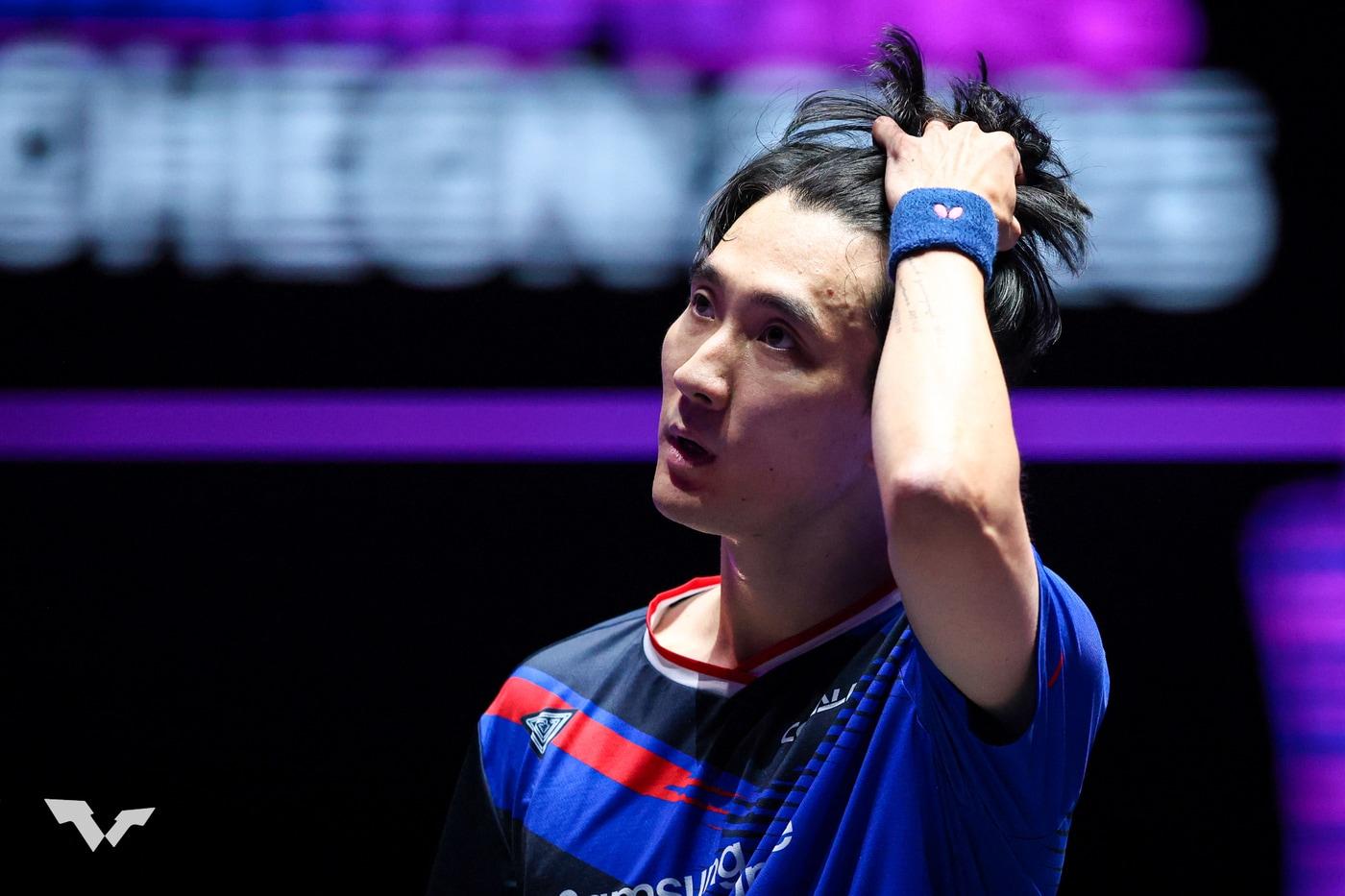  WTT 챔피언스 인천에서 준우승을 차지한 이상수(대한탁구협회 제공)