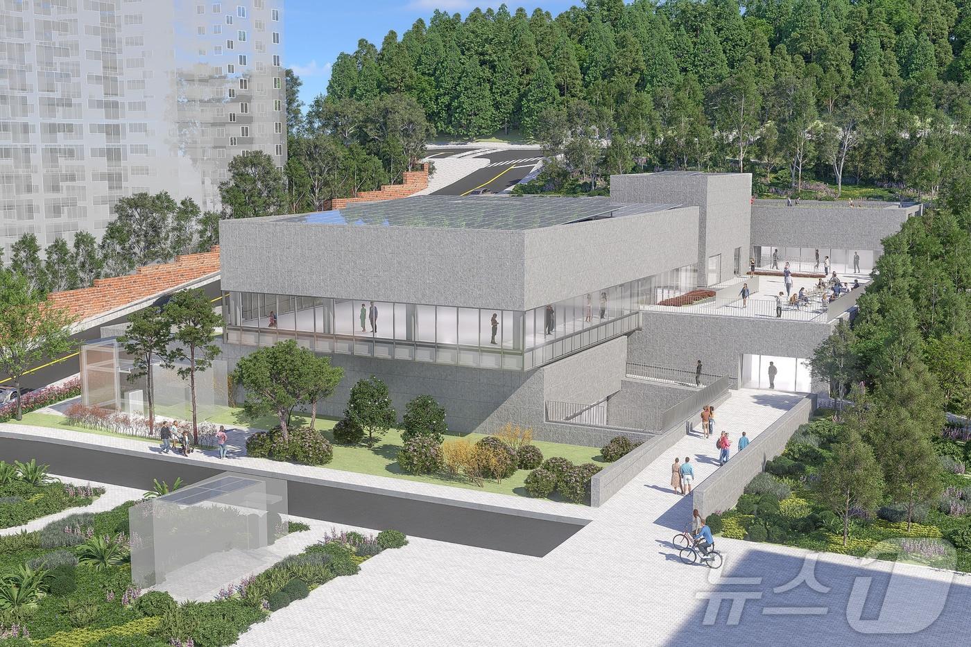 성남시박물관 전시동 조감도(성남시 제공. 재판매 및 DB금지)/뉴스1