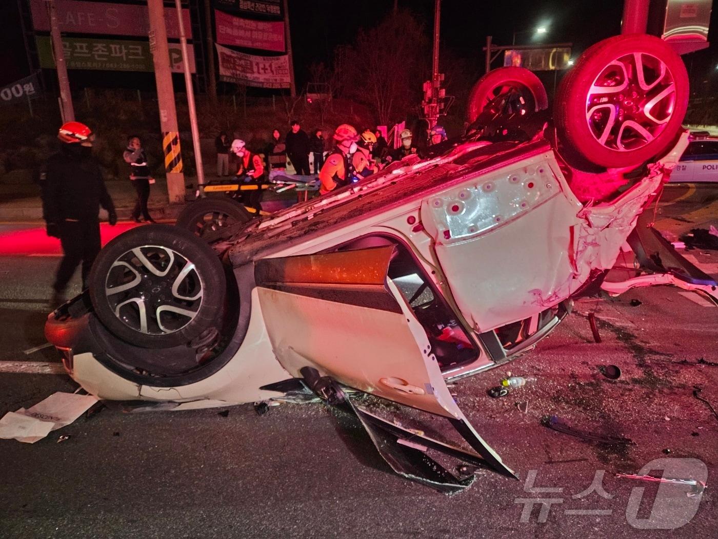 본문 이미지 - 용정동 사고 사진&#40;청주동부소방서 제공. 재판매 및 DB금지&#41;