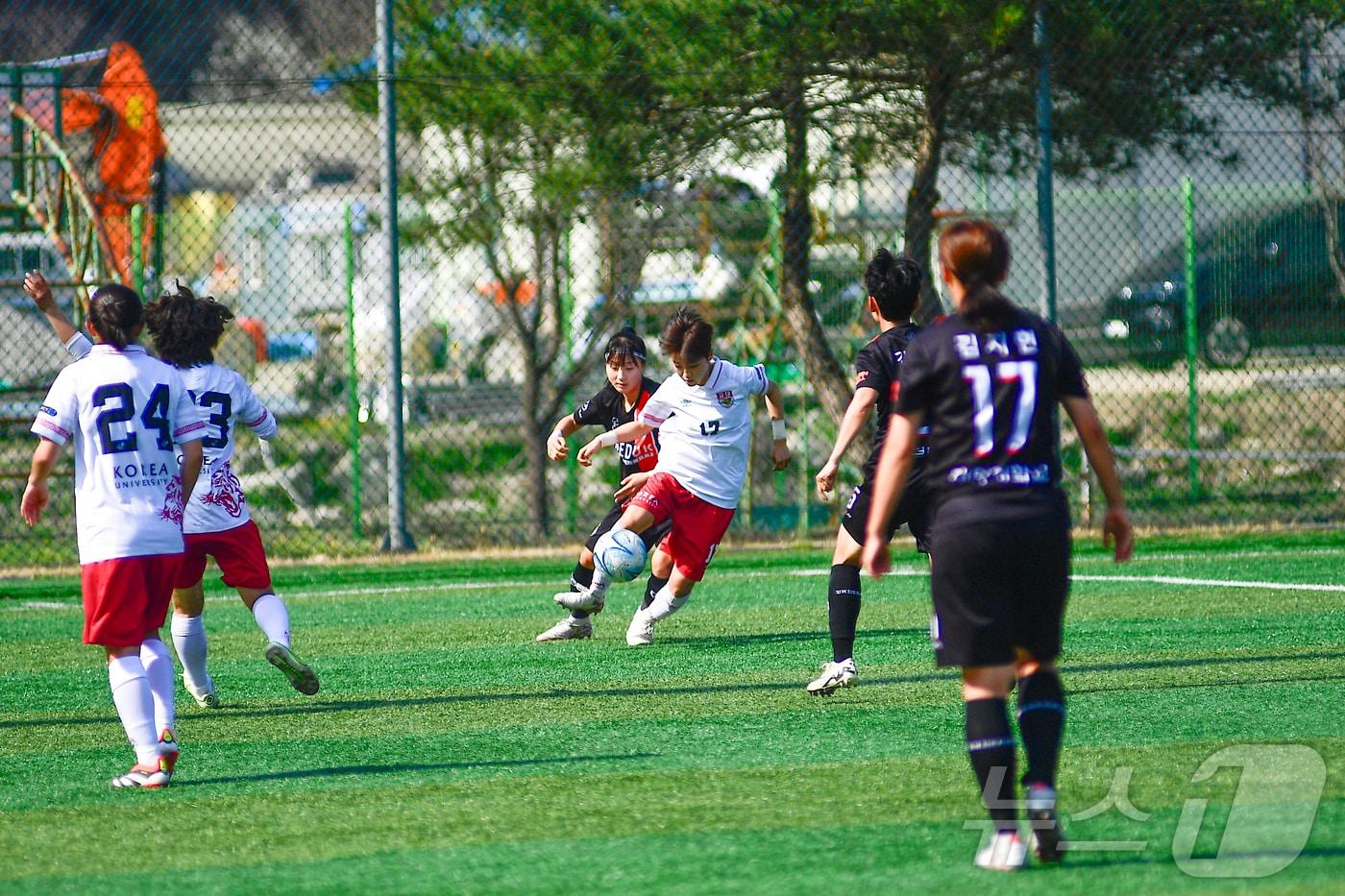 지난해 화천에서 열린 춘계 한국 여자축구 연맹전.(화천군 제공, 재판매 및 DB금지)