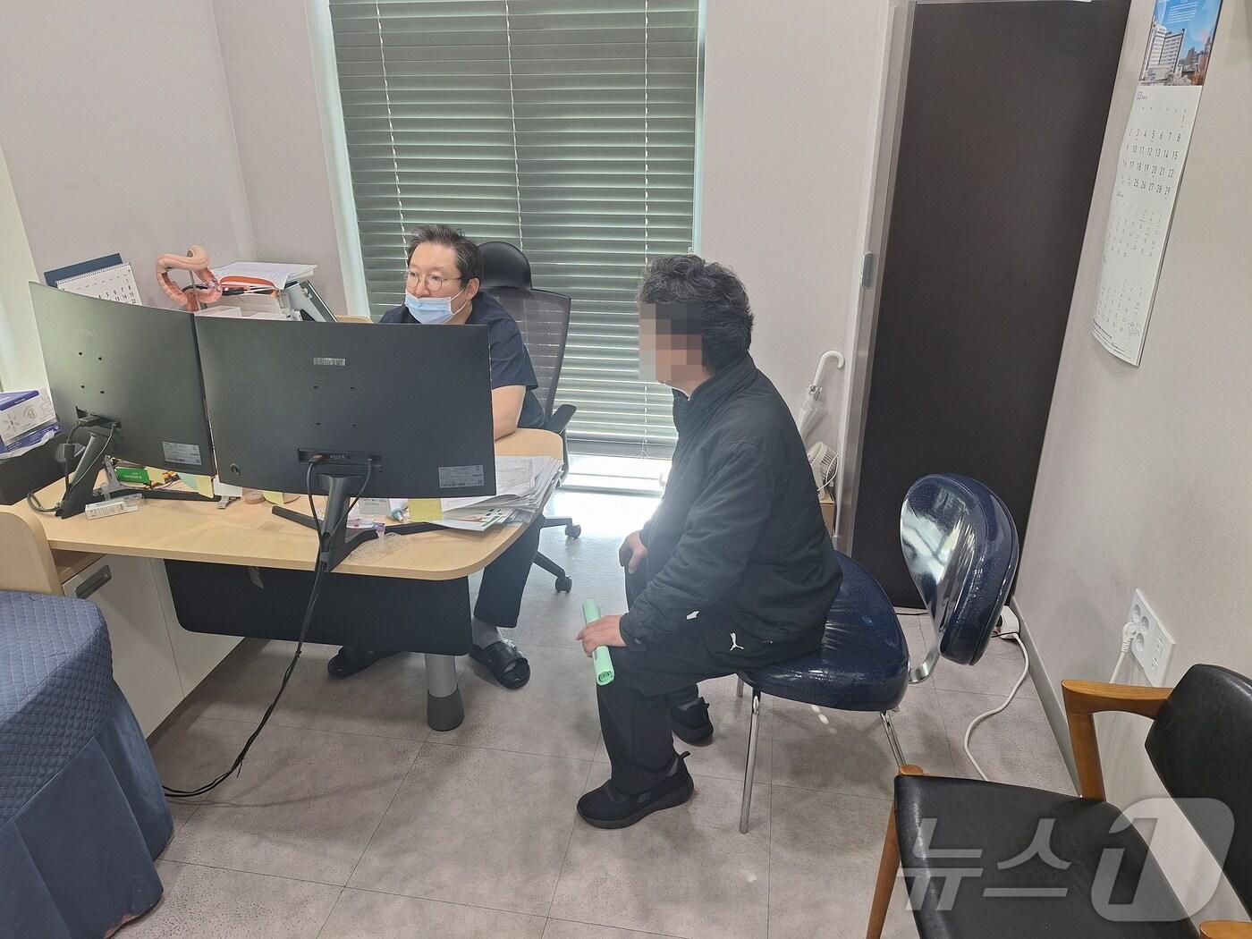 본문 이미지 - 협력병원 초진 실시.(용산구 제공)