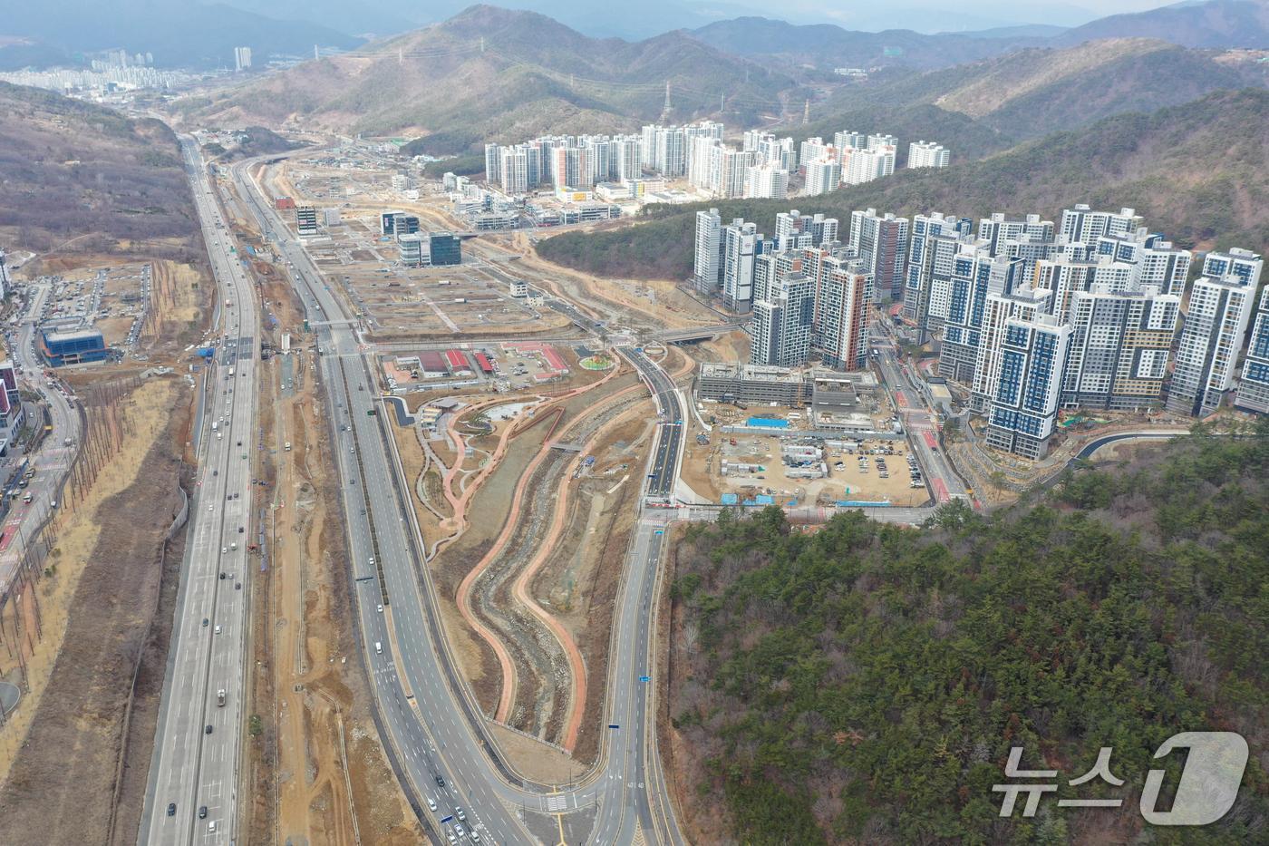 양산 사송 공공주택지구 전경. (양산시 제공. 재판매 및 DB 금지)