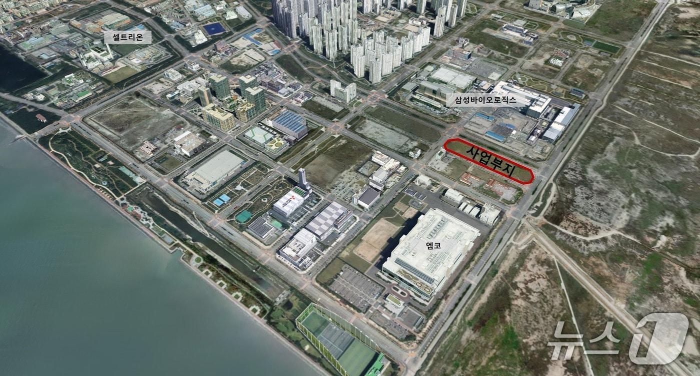 본문 이미지 - 송도국제도시 첨단산업클러스터(B) 산업시설용지(인천시 제공) / 뉴스1
