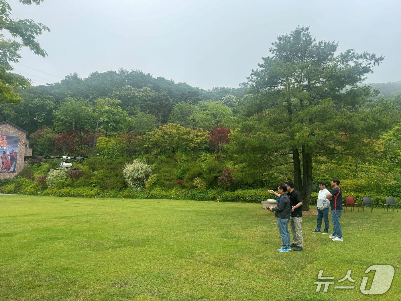 본문 이미지 -  드론 교육 모습(가평군 제공, 재판매 및 DB 금지)/뉴스1