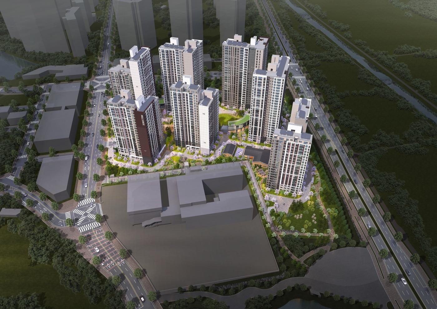 힐스테이트 용인마크밸리 조감도(현대건설).