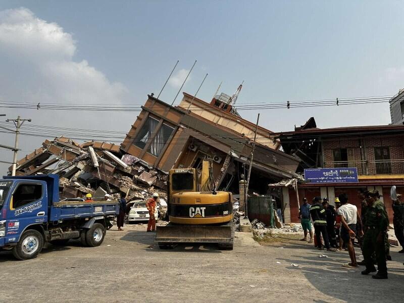 본문 이미지 - 3월 28일 발생한 지진으로 인해 직접적인 타격을 입은 미얀마 깔로 지역 / 사진=컨선월드와이드/CESVI 제공