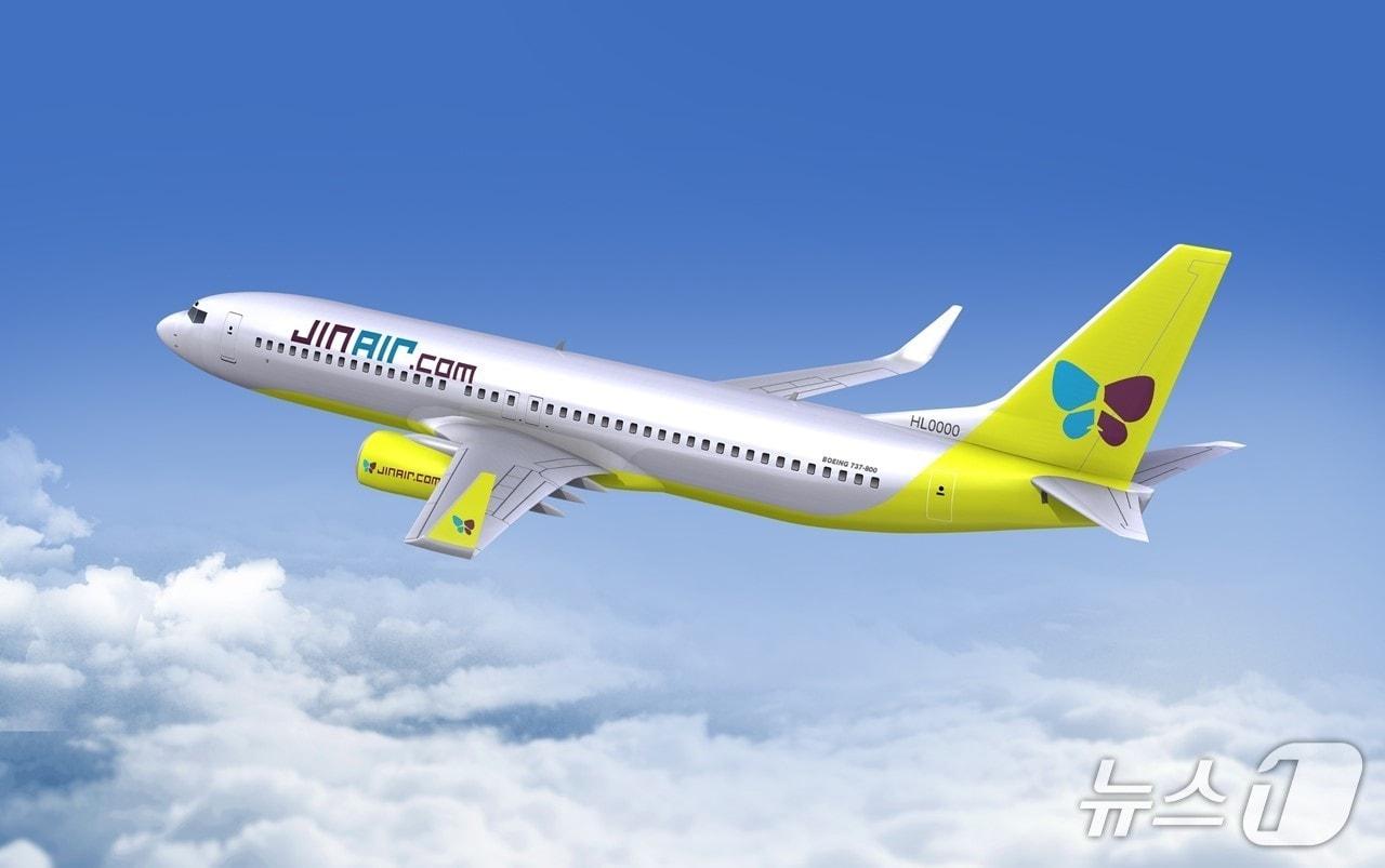 본문 이미지 - 진에어 B737-800 항공기.(진에어 제공. 재판매 및 DB 금지)
