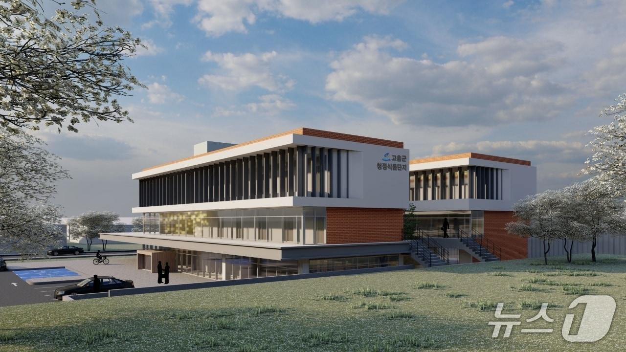 본문 이미지 - 청정식품단지 조감도.(전남도 제공. 재판매 및 DB금지) 2025.5.1/뉴스1