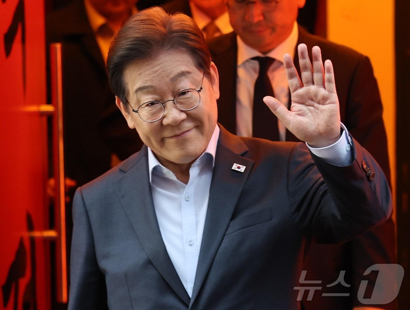 본문 이미지 - 이재명 더불어민주당 대통령 후보. (공동취재) 2025.5.1/뉴스1 ⓒ News1 이재명 기자