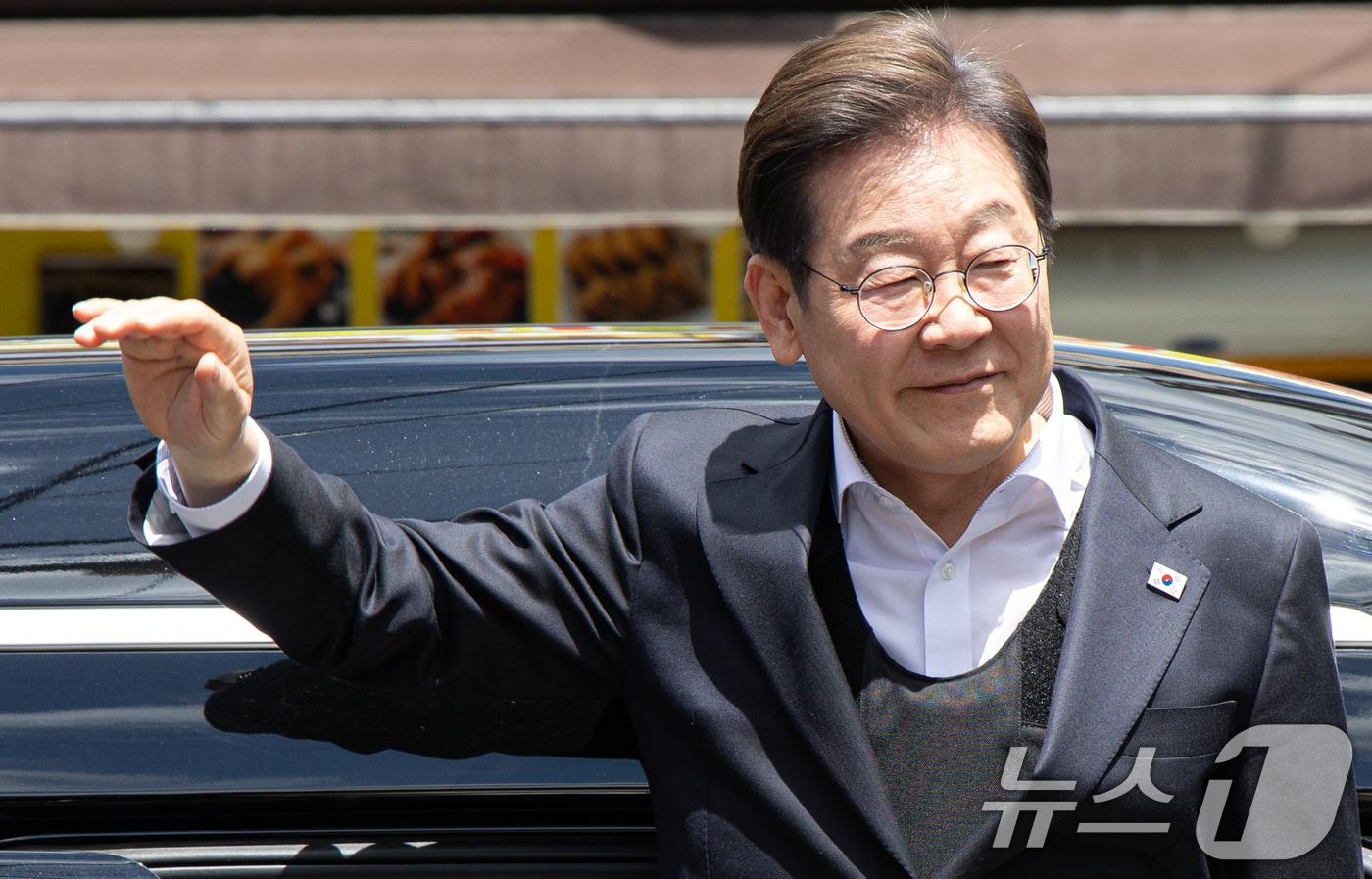 경청투어에 나선 이재명 더불어민주당 대통령 후보. 2025.5.10/뉴스1 ⓒ News1 이재명 기자