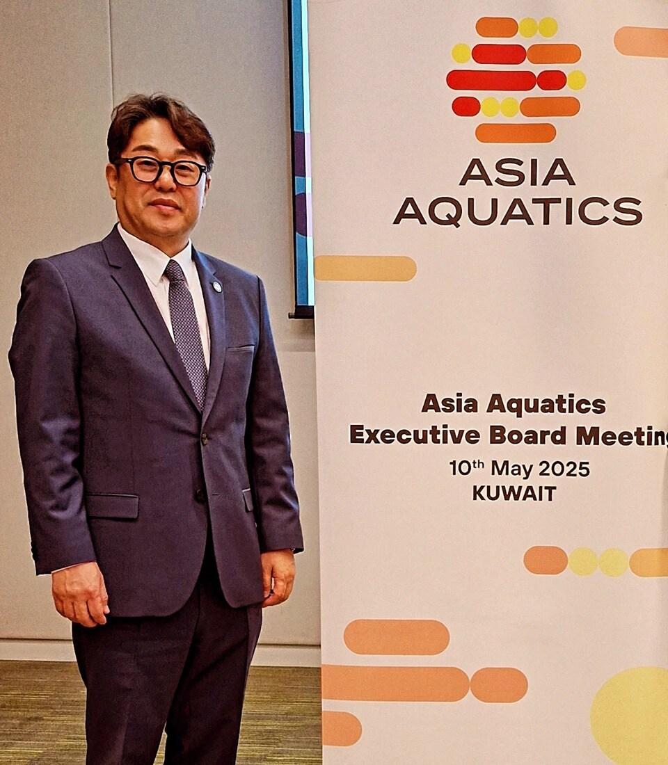 본문 이미지 - 정창훈 대한수영연맹 회장. (대한수영연맹 제공)