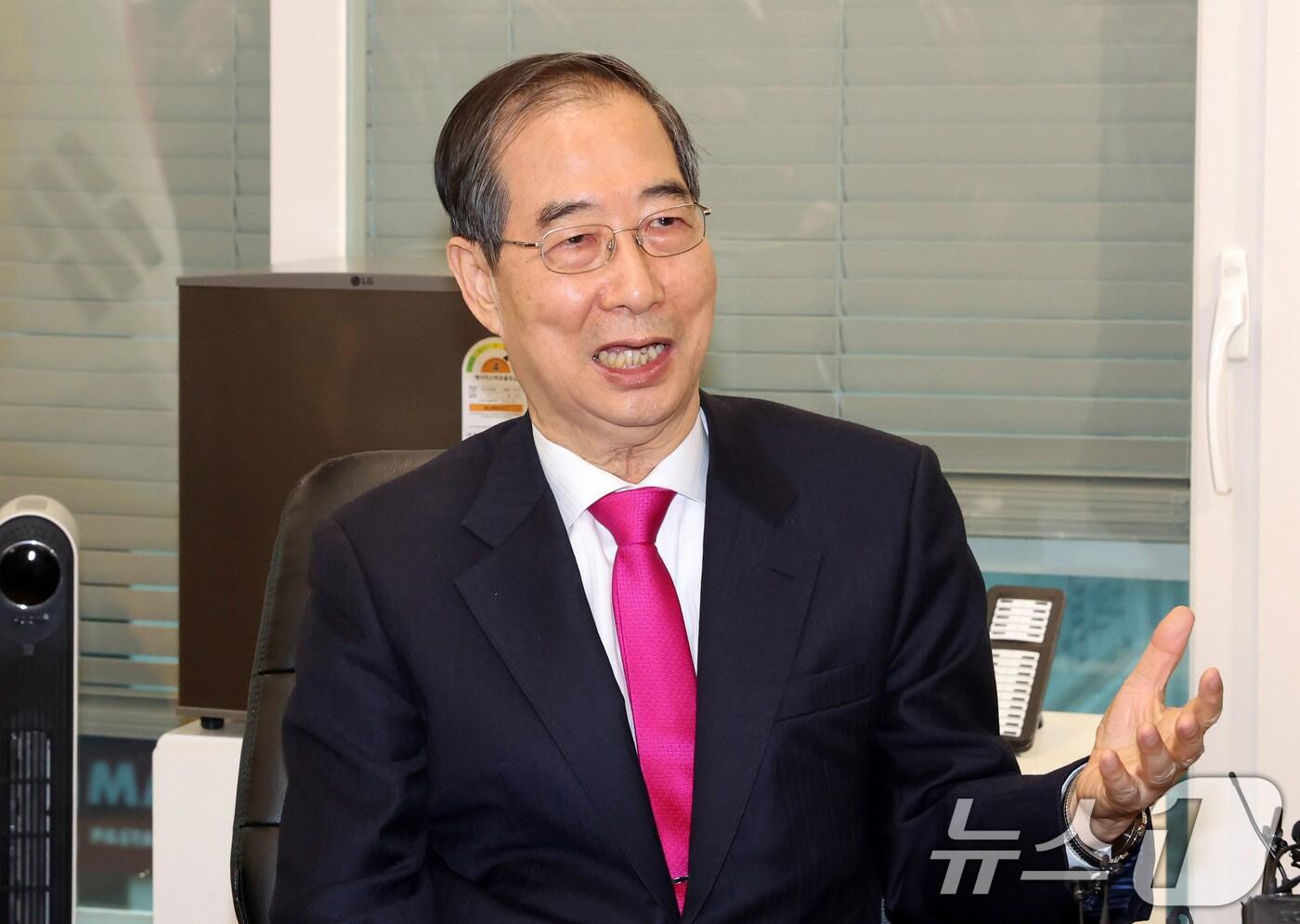 본문 이미지 - 한덕수 전 국무총리 (공동취재) 2025.5.11/뉴스1 ⓒ News1 이광호 기자