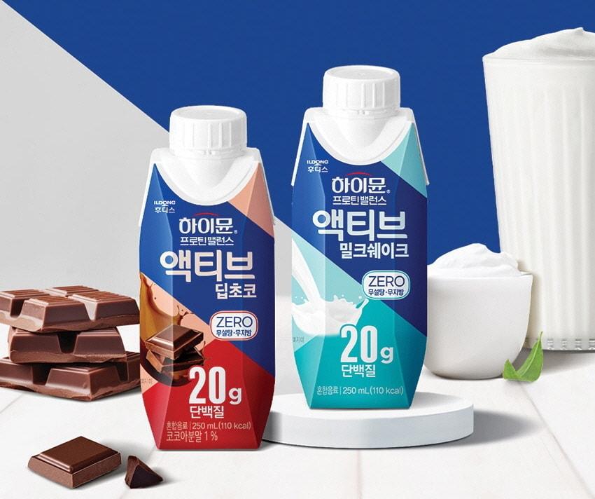 본문 이미지 - 일동후디스 하이뮨 액티브 리뉴얼 무설탕무지방 제로 설계.(일동후디스 제공)