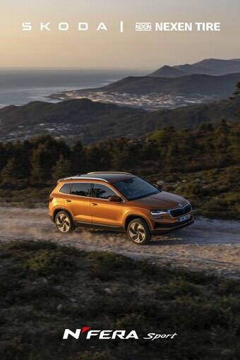 본문 이미지 - 스코다 스포츠유틸리티차(SUV) '카록'에 신차용 타이어로 납품되는 넥센타이어 '엔페라 스포츠'<자료사진>(넥센타이어 제공).